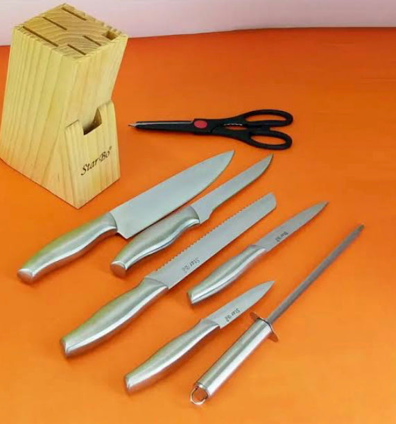 Set of 6 Steel Knife, 6pcs Classic Steel Knife Set Set of 6 Steel Knife, 6pcs Classic Steel Knife Set
